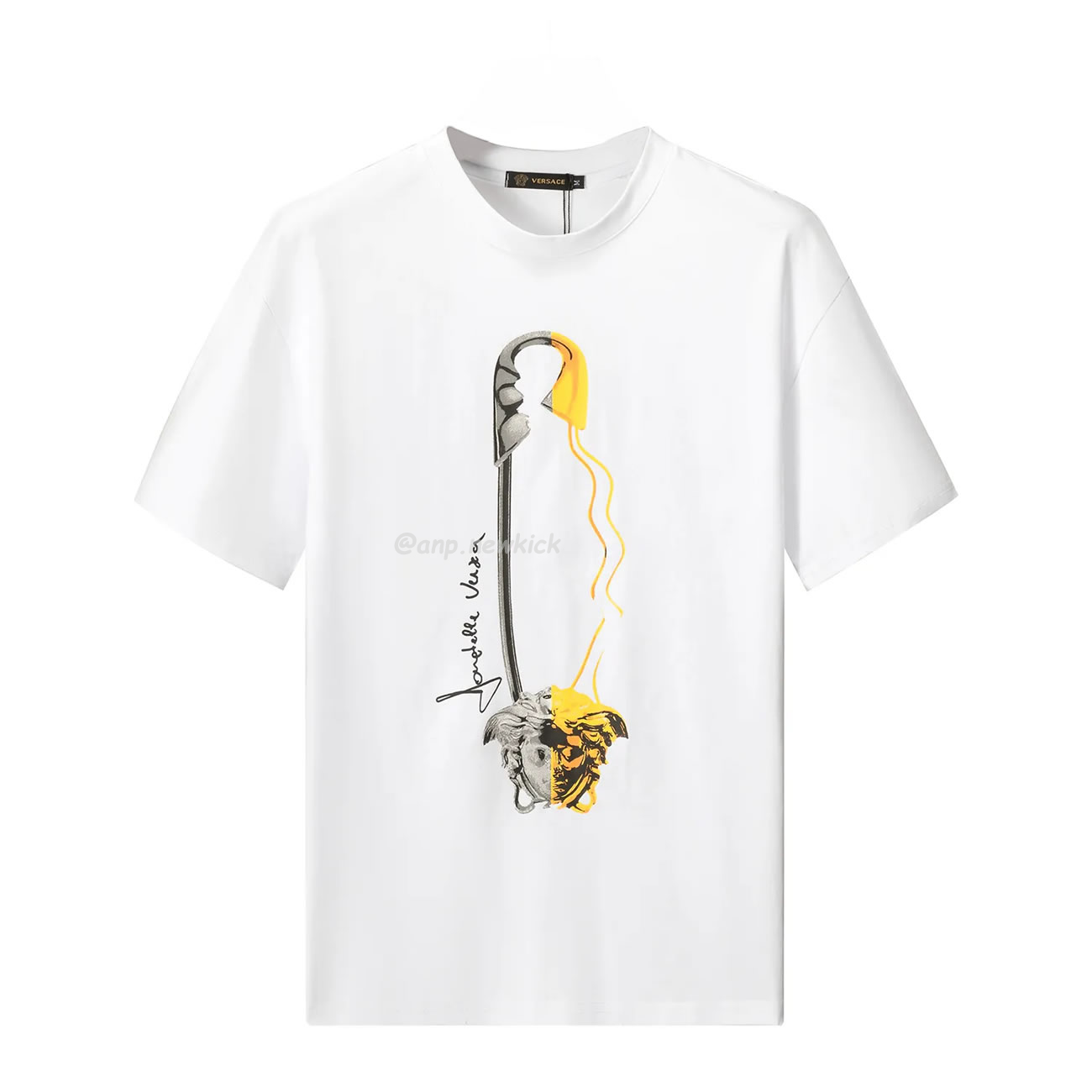 Versace Pattern Medusa Logo Printed Cotton T Shirt (6) - newkick.app